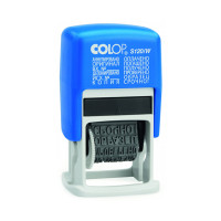 Colop Printer S 120/W РУС. Цвет корпуса: синий