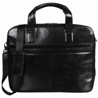 Бизнес-сумка Sergio Belotti 9992 milano black. Цвет: черный