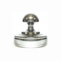 Вега - кнопка D42 МТ. Цвет корпуса: серебро
