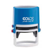 Colop Printer OVAL 55. Цвет корпуса: синий