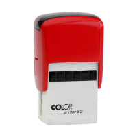 Colop Printer 52. Цвет корпуса: красный