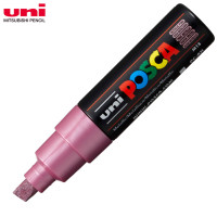 Маркер UNI POSCA PC-8K. Цвет чернил: розовый металлик