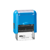 Colop Printer C10 Compact NEW с неокрашенной подушкой. От 50 шт. Цвет корпуса: синий