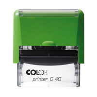 Colop Printer C40 Compact NEW с подушкой КРАСНОГО цвета. Цвет корпуса: киви
