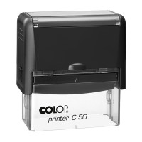 Colop Printer C50 Compact NEW с подушкой ЗЕЛЕНОГО цвета. Цвет корпуса: черный