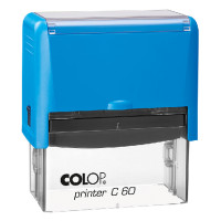 Colop Printer C60 Compact NEW с подушкой ФИОЛЕТОВОГО цвета. Цвет корпуса: синий