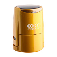Colop Printer R40 Cover с подушкой КРАСНОГО цвета. Цвет корпуса: золото