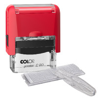Colop Printer C20/3 SET Compact NEW. Цвет корпуса: красный