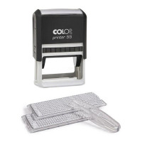 Colop Printer 55 SET-F с рамкой. Цвет корпуса: черный
