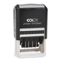 Colop Printer 54-Dater Банковский. Цвет корпуса: черный