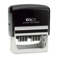 Colop Printer 60-Dater DD РУС. Две даты. Цвет корпуса: черный