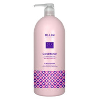 Кондиционер для нарощенных волос с маслом белого винограда OLLIN Professional Silk Touch. 1000 мл.