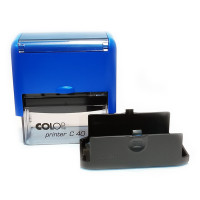 Colop Printer C40 Compact New Cover. Цвет корпуса: синий