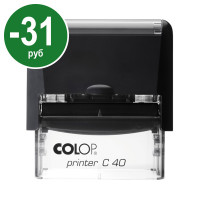 Colop Printer C40 Compact NEW. Цвет корпуса: черный
