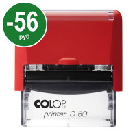 Colop Printer C60 Compact NEW. Цвет корпуса: красный