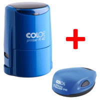 COLOP SET R40-Mouse. Цвет корпуса: синий