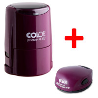 COLOP SET R40-Mouse. Цвет корпуса: фиолетовый