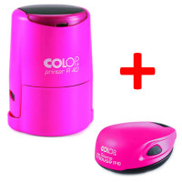 COLOP SET R40-Mouse. Цвет корпуса: розовый неон