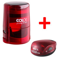 COLOP SET R40-Mouse. Цвет корпуса: рубин
