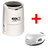 COLOP SET R40-Mouse. Цвет корпуса: белый