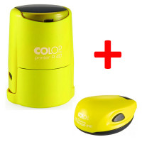 COLOP SET R40-Mouse. Цвет корпуса: желтый неон
