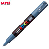 Маркер UNI POSCA PC-1M. Цвет чернил: сине-серый