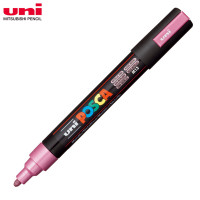 Маркер UNI POSCA PC-5M. Цвет чернил: розовый металлик