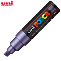 Маркер UNI POSCA PC-8K. Цвет чернил: фиолетовый металлик