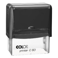 Colop Printer C60 Compact NEW с неокрашенной подушкой. Цвет корпуса: черный