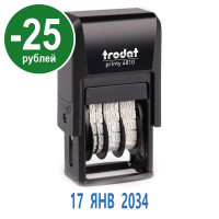 Trodat Printy 4810 4.0 РУС. Цвет корпуса: черный