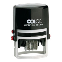 Colop Printer Oval 55-Dater РУС. Цвет корпуса: черный